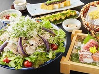 薩摩黒豚の冷しゃぶサラダコース　5500円（全６品）