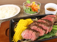 峠下牛ステーキセット　200g