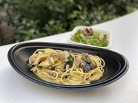 ツブ貝と大葉のペペロンチーニ 100g[サラダ付き]