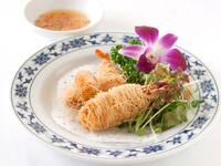 【TAKEOUT】海鮮のカダイフ巻き揚げ（海鮮龍鬚捲）