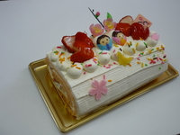 【ひなまつり】おひなさまロール～松愛堂～（16cm）