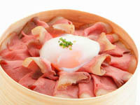 【ドライブスルー】 黒毛和牛のローストビーフわっぱ飯