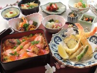 [Lunch] Flower chirashizushi set