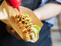 ◉小学生以下限定 マウンテンマンホットドッグプレート 