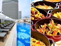 [Ladies] Morning pool (9:00-13:00) & Main building 30th floor lunch buffet (13:30-15:00) 💗 Tuesdays and Wednesdays only / Limited quantities 💗 August (except Obon)