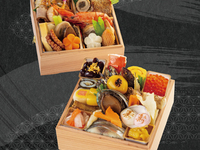 ③六つ葵　プチ二段重