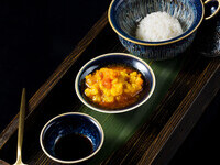 The whole steamed Shanghai crab in the Kani Shang Course will be changed at the end of February.