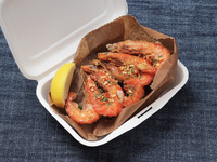 【テイクアウト】ガーリックソフトシェルシュリンプ