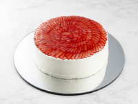 【預付款】7吋圓形蛋糕（草莓特級酥餅）