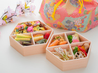Cherry blossom viewing bento