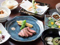 【みぎわコース】先付、八寸、など8品。お魚料理メイン