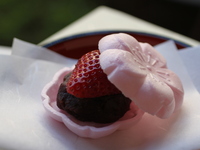 【デザート】苺最中