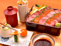 Lunch: Sendai beef steak bento