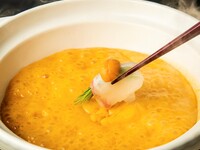 真鯛の雲丹しゃぶと黒毛和牛グリル会席　10品　7000円（税込）