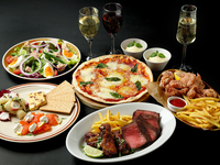 【公式 最安値保証】 【90分飲み放題付】 7000円→5500円(税込・サービス料込)前菜盛り合わせ、ジャークチキンなど全6品《生ビール、スパークリングワイン付き》