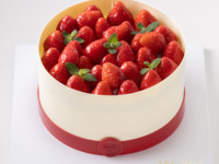 Strawberry chiffon  Cake