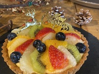 【Xmas2024】クリスマスフルーツタルト５号　