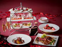 【ゴージャスバレンタイン】乾杯シャンパン&ボンボンショコラ付き シェフ特製パスタ×Tボーンステーキ×ショコラドルチェ