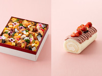 【グランビレッジ会員様】　ひなまつりお祝いセット　「桃」　（ひなまつりちらし寿司＋ひなまつりロールケーキ）　【当日代金引換用】