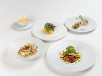 【グレースランチ】旬の味覚を満喫！選べるメイン2品を含む全6品～WEB予約特典・乾杯ドリンク付き～