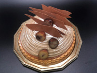 [Takeout] Montblanc (Entremet) No. 5 (bottom is tart)