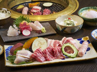 Charcoal-grilled course ~Eisa~ (in front of the aquarium) 17:00/19:00/21:00 only