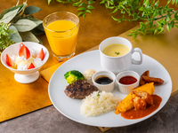 【お子様ランチ】〜東京ビーフ特製ハンバーグをメインにしたお子様限定ランチワンプレート〜