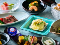 [Dinner] Seasonal Kaiseki Course - Abalone Tempura and Wagyu Steak Kaiseki Course (Fridays, Saturdays, Sundays, and public holidays from August 1st to August 31st, 2025)