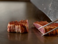 ②Award winning beef course fillet 120g