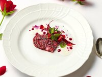 [Anniversary plan] Dinner Course "Villa" + 1 drink + Cake with Message Plate