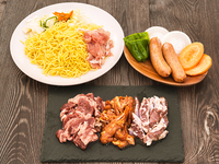 ★サンセット　BBQエンジョイプラン　お肉たっぷりBBQセット(８品)