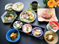 季節の会席　150分飲み放題付き　（税サ込25,000円）