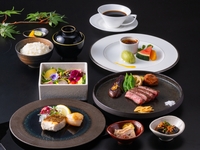 【ランチタイム限定！幸せ祝いコース～梅～】A3ランク黒毛和牛ロース・魚料理他全8品　(12/13まで)