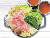 茶美豚の甘辛キムチ鍋 〆は中華めん