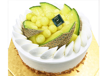 【デリバリー専用メニュー】マスクメロンショートケーキ　6号サイズ(18㎝)