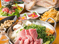 冬期限定!!まぐろトロ鍋コース全８品