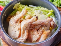 平日限定！骨付き鶏のパイタン鍋×BBQプラン （2.5時間）【アルコール含む飲み放題付き】