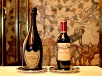 【包间保证】主厨时令晚餐套餐+唐培里侬香槟+卡隆世家酒庄375ml