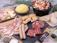 [BBQ set with shrimp and vegetable ajillo (equipment rental included, facility use for 1 day)]