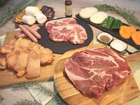 [BBQ set with steak meat (equipment rental included, facility use 1 day)]