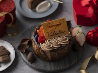 【テイクアウト】チョコレートバスクチーズケーキ 