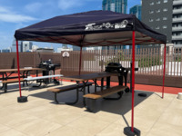 BBQ器材は完備。食材持込みコース