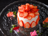 【記念日プランB】特製ホールケーキと乾杯スパークリング付き！Ｗメイン　全7品16,500円