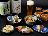 金沢満喫!ご当地おつまみと地酒飲み放題セット
