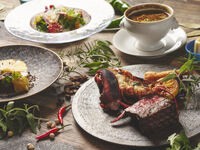 Steak & Grilled Homard Set (for 1  person)