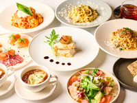 【THE STANDARD】選べるパスタ・メイン・デザートなど全６品 スパークリンングワイン含2時間飲み放題