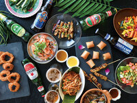 【3時間飲み放題＆チリクラブ付きグレードUPオリエンタルパーティープラン】