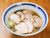 Specially selected dried sardine soy sauce soba