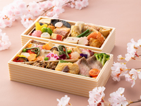春のお花見弁当