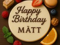 기념일 메시지 플레이트